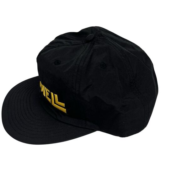 Birdwell Beach Britches Flat Brim Nylon Breathable Snapback Hat Cap Black Yellow - Picture 7 of 11